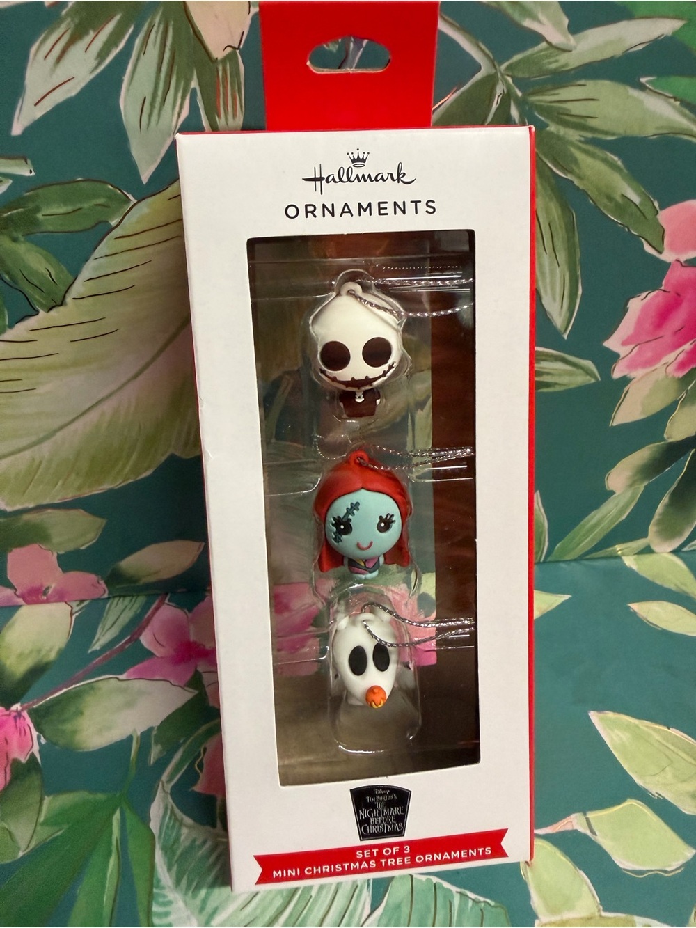 Hallmark Disney Nightmare Before Christmas Jack Sally Zero Mini Ornaments Set 3
